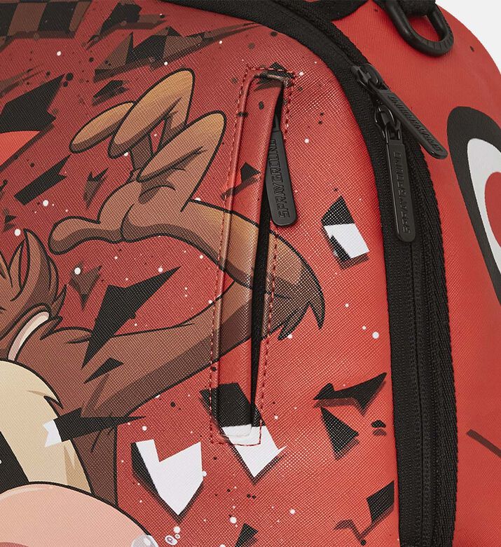 حقيبة ظهر لوني تونز تازمانيا بتصميم قرش