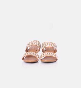 صندل مفتوح من الخلف سهل الارتداء منسوج