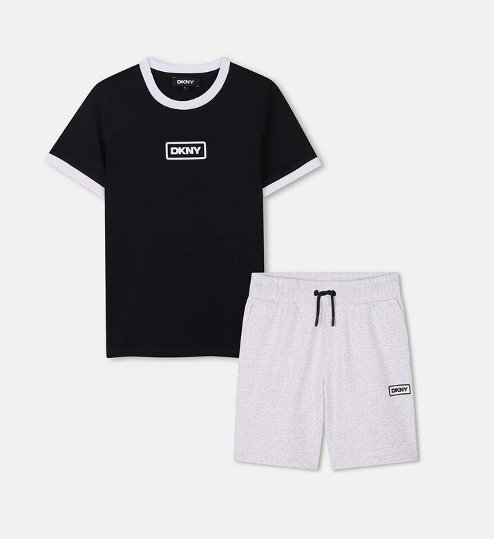 Jersey Cotton T-shirt Bermuda Shorts Set