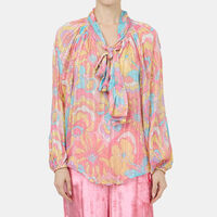 Ribbon Collar Shirt