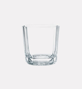 Home Deco and More Clear Stripes Tumbler, Clear, Packshot View