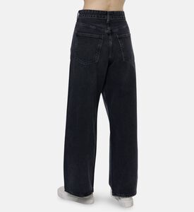 Agolde High Rise Wide-leg Denim Pants, Model View
