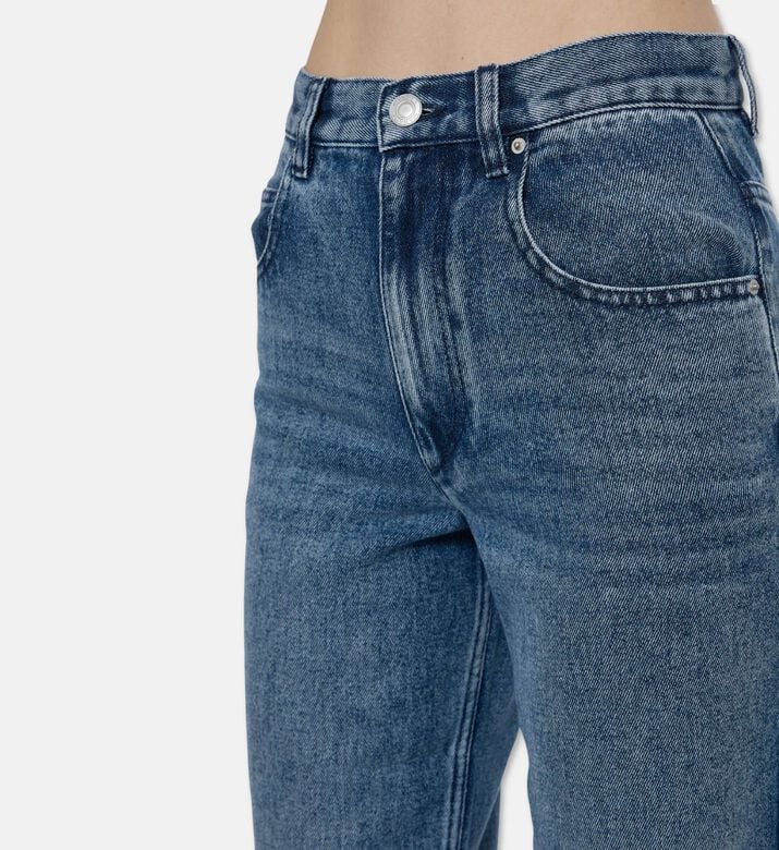 Isabel Marant Mid-wash Boyfriend-fit Jeans, Model View
