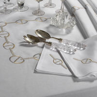 Chain Cotton Embroidered Table Cloth