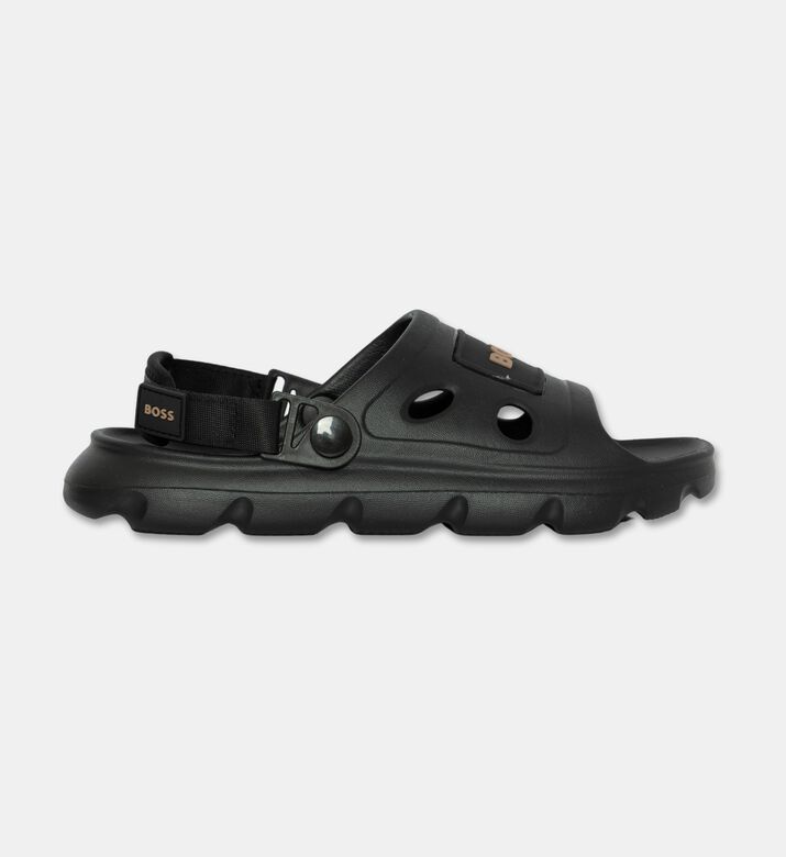 Boss Sporty Logo-patch Sandals, Packshot View