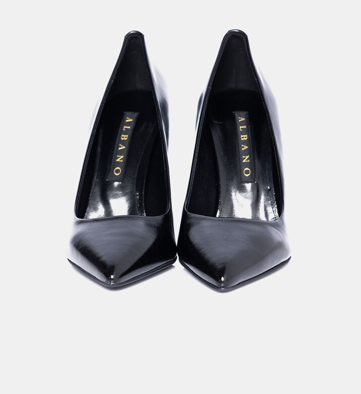 Leather High Heels Pumps