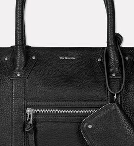 The Kooples Logo-detail Silver-tone Hardware Slouchy Tote Bag, Packshot View