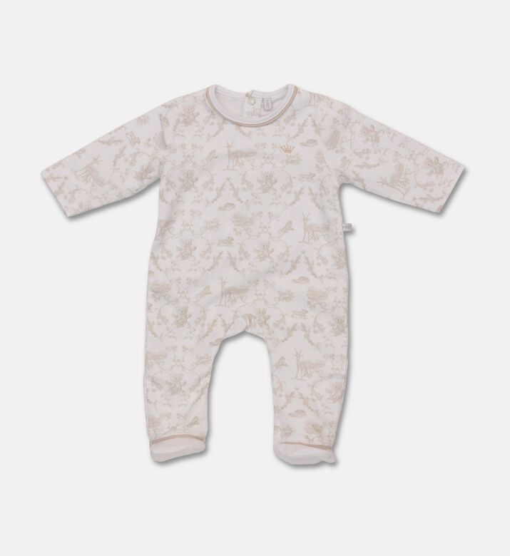 My First Collection Printed Long-sleeve Rompersuit, Packshot View