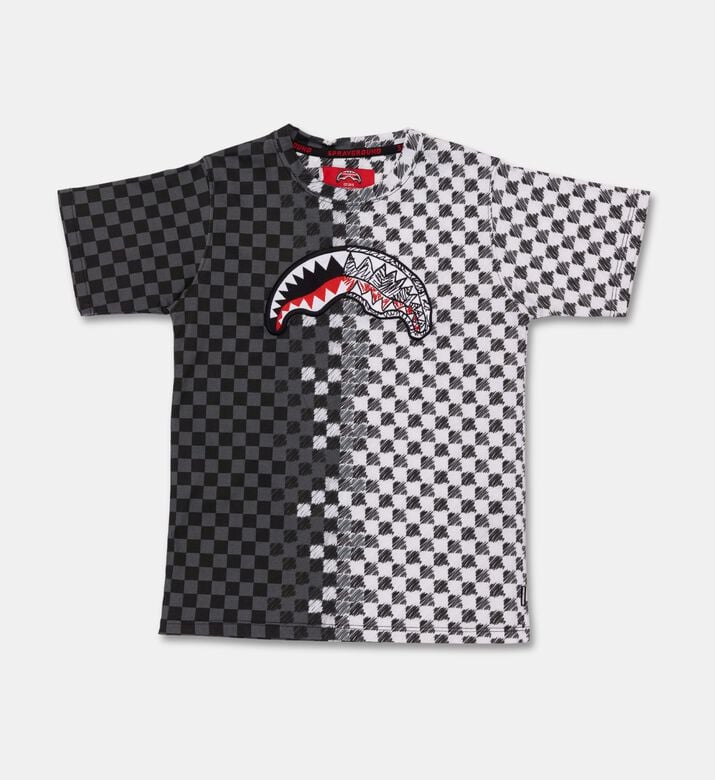 Sprayground Checkered Sketch Regular T-shirt, Packshot View