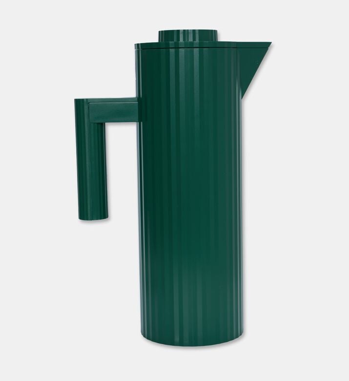 Alessi Plisse Jug Vacuum Glass, Green, Packshot View