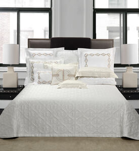 غطاء سرير مبطن من قطن السلسلة