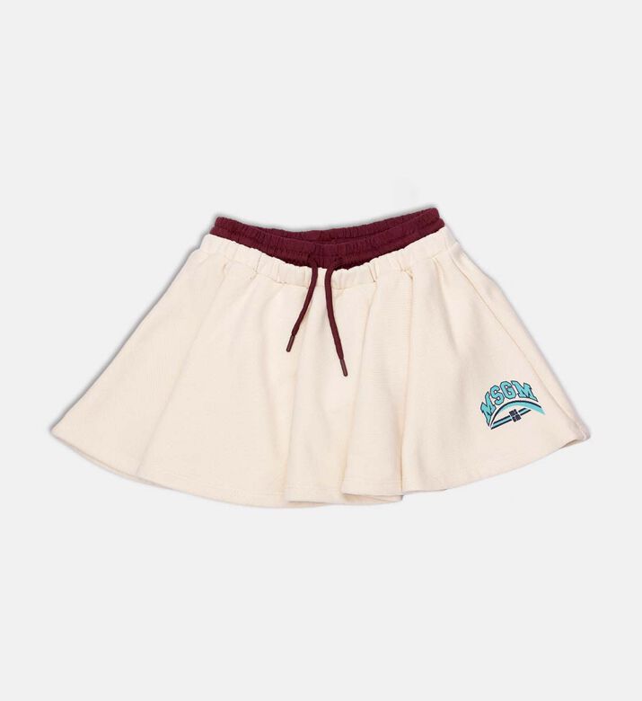 Elastic Waistband Regular-fit Skort