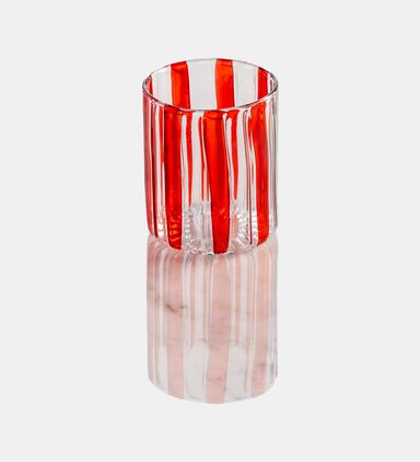 Vertical Stripes Pattern Glass