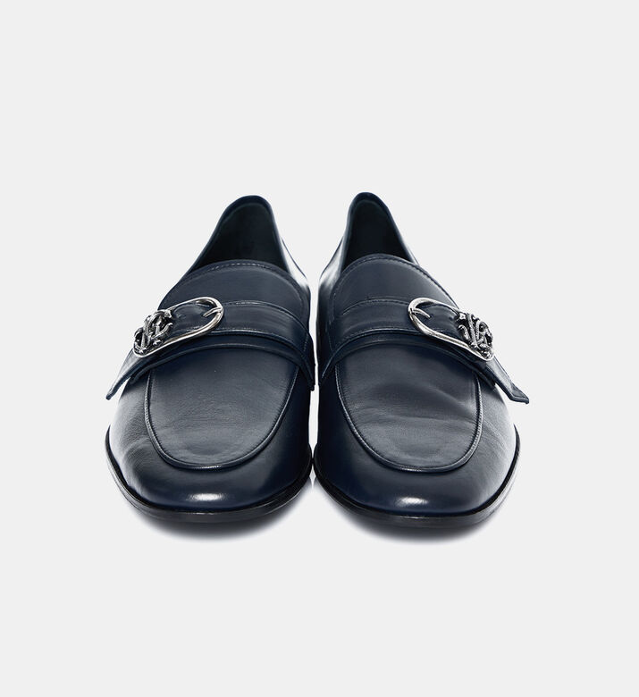 Slip-on Leather Bit Loafers