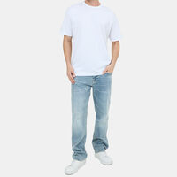 Five-pockets Raw Denim Pants