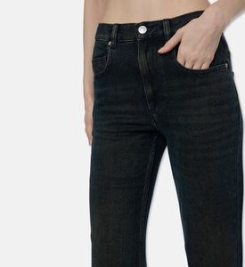 Isabel Marant Classic Dark-wash Straight-leg Jeans, Model View