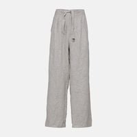 Linen Wrinkled Wide-leg Pants