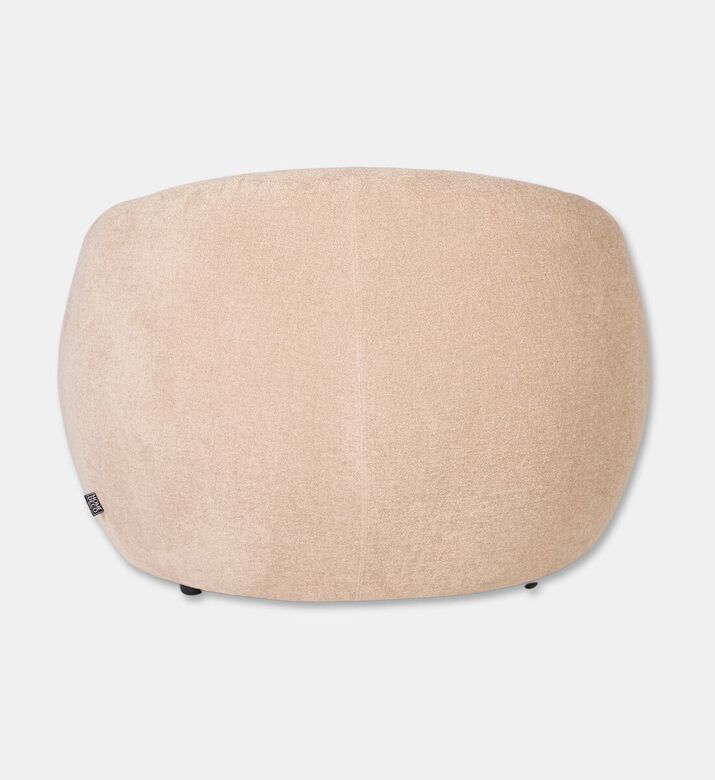 Home Deco and More Lola 1-seater Arm Chair, Beige, Packshot View