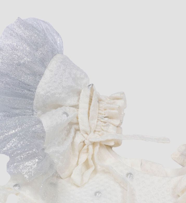 Snowflake Elastic Band Flared Dress