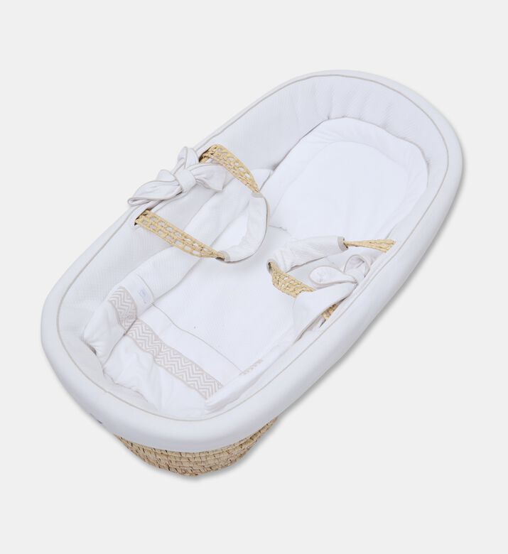 My First Collection Wicker Moses Basket, Packshot View