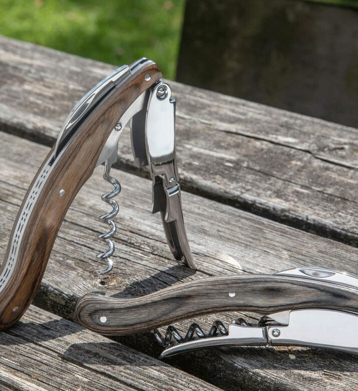 Nebbiolo Steel Wood Corkscrew