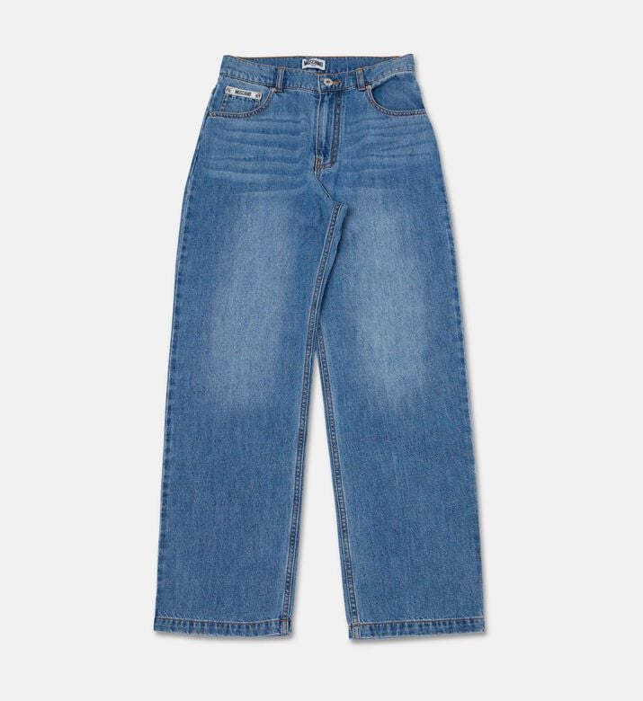 Moschino Kids Straight-leg Denim Trousers, Packshot View