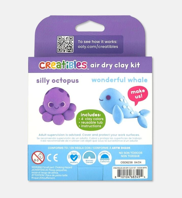 Ooly Clay Kit Creatibles Ocean S.4, Packshot View