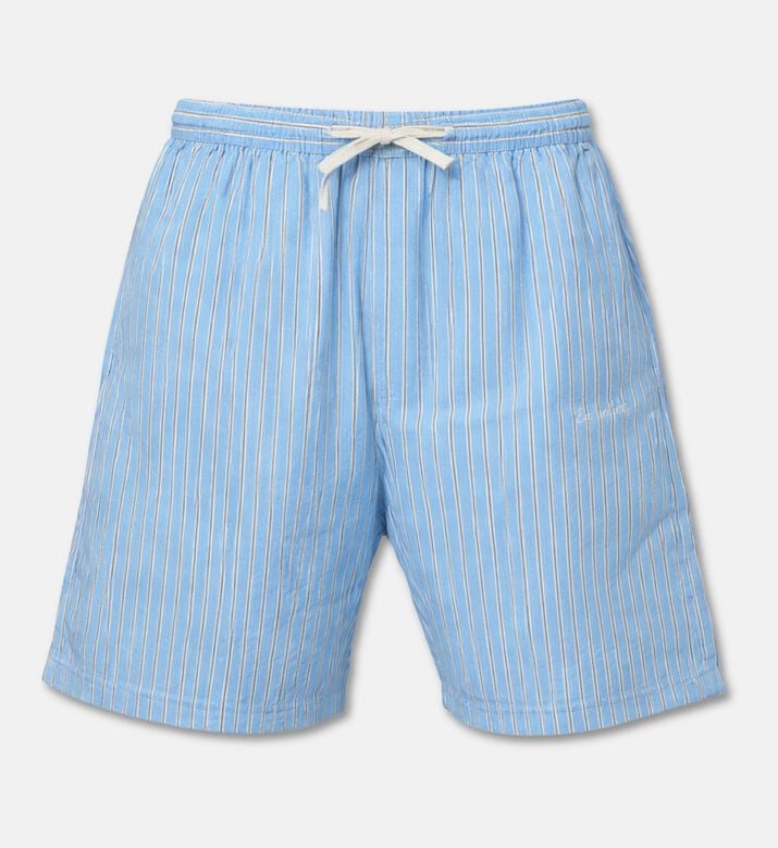 Les Deux Stripe-print Elastic Waistband Shorts, Packshot View