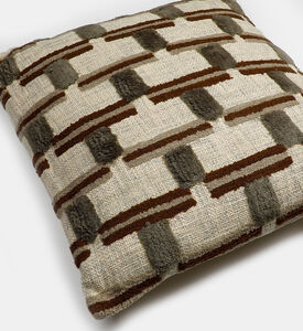 Home Deco and More Eden Cotton Square Cushion, Packshot View
