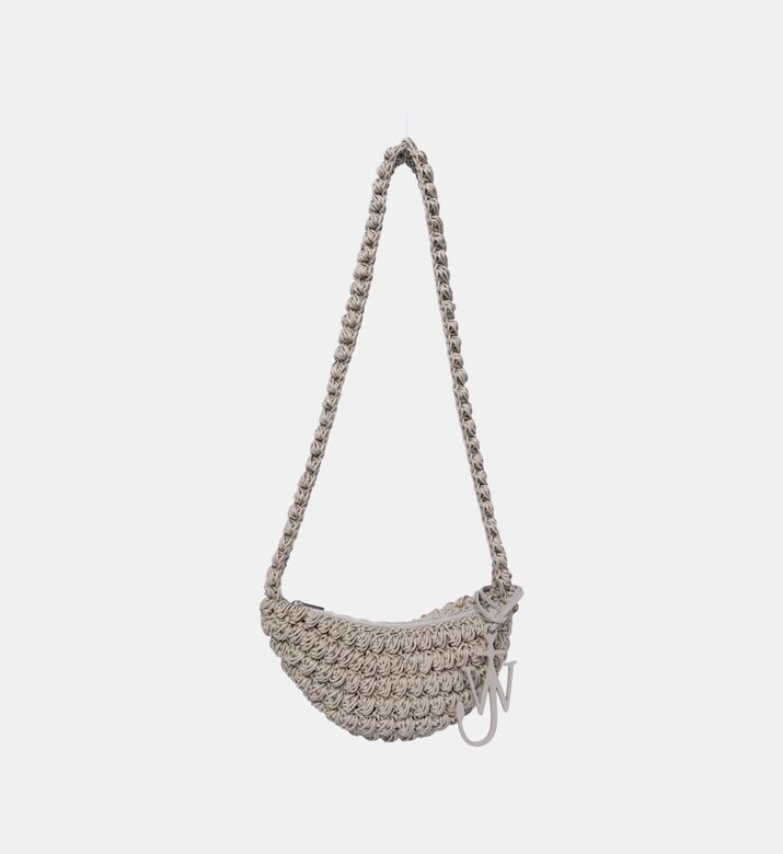 Popcorn Knitted Sling Bag
