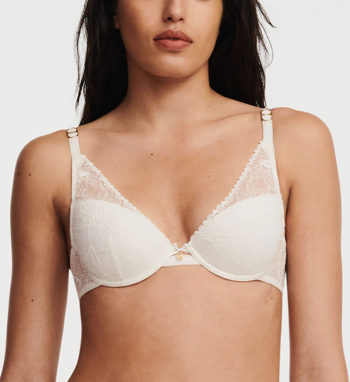 Orchids Floral Lace T-shirt Bra