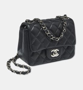 Chanel Preowned Chanel Cc Mini Black Square Flap Bag, Packshot View