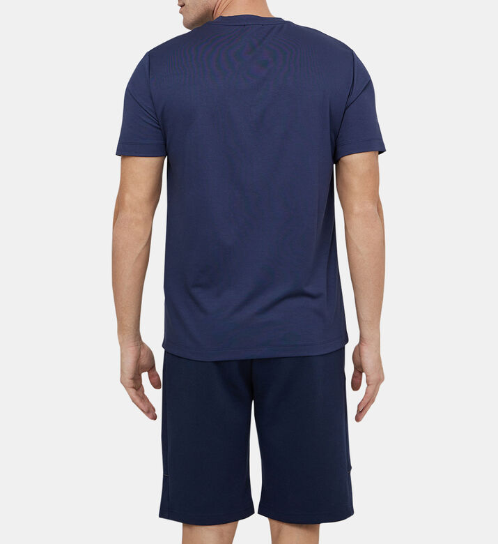 تيشيرت قطن بسلسلة لوغوهات