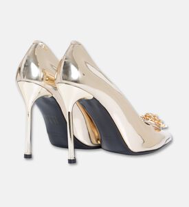 Albano Metallic Rhinestone-embellished Heels, Light-grey, Eu-38, Packshot View