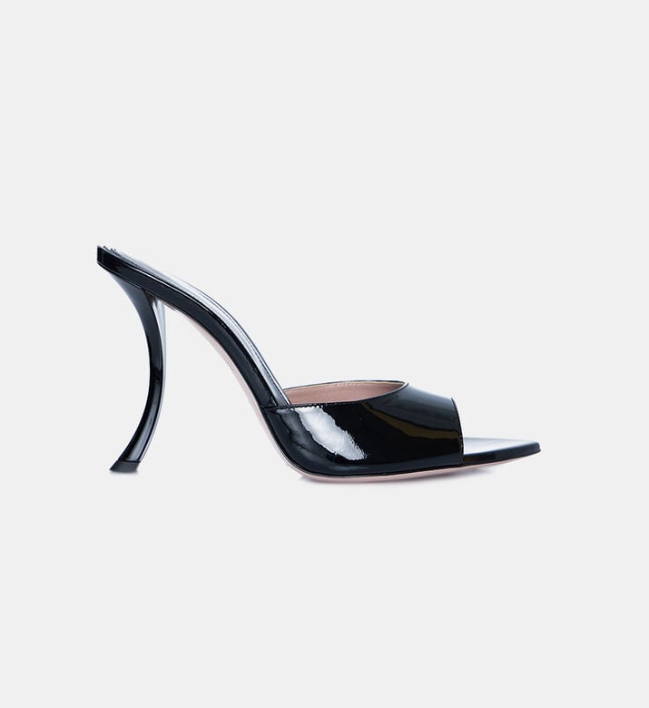 Metallic Open-toe Curved Heels Metallic Open-toe Curved Heels
