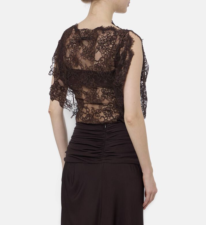 Christopher Esber Bodysuit Mahara, Dark-brown, 10, Model View