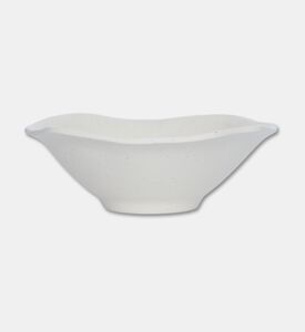 Home Deco and More Signature Ceramic Small Serving Bowl Set Of 4, White, S, Packshot View