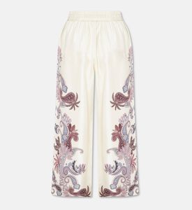 Carter and White Claire Printed Straight-leg Trousers, Packshot View