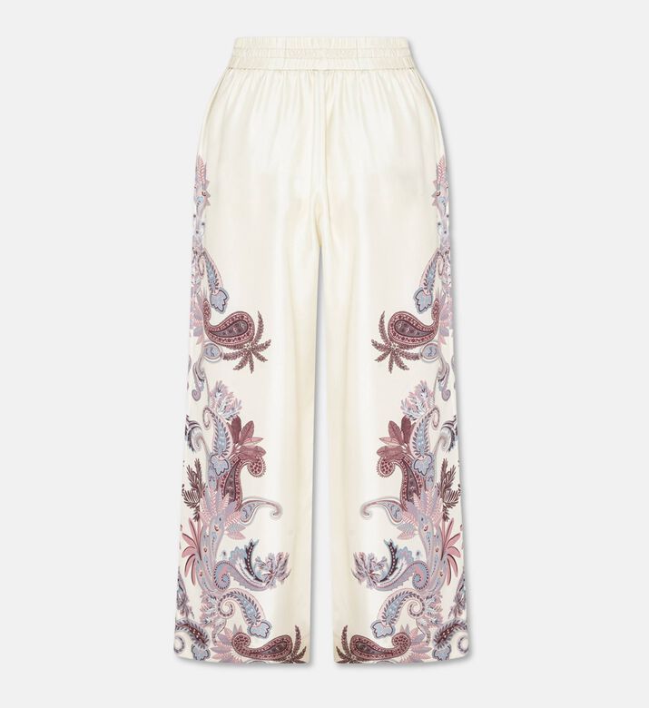 Carter and White Claire Printed Straight-leg Trousers, Packshot View