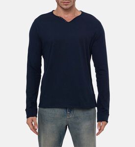 Zadig et Voltaire Button-detail V-neck Regular-fit Top, Model View