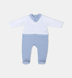 Shirt Collar Long-sleeve Romper