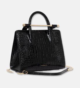 Strathberry The Strathberry Mini Tote Bag, Black, Packshot View