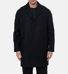 Maison Kitsune Classic Slip Pockets Regular-fit Coat, Model View