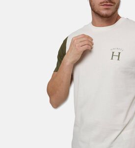 Hackett London Heritage Two-tone Short-sleeve T-shirt, Model View