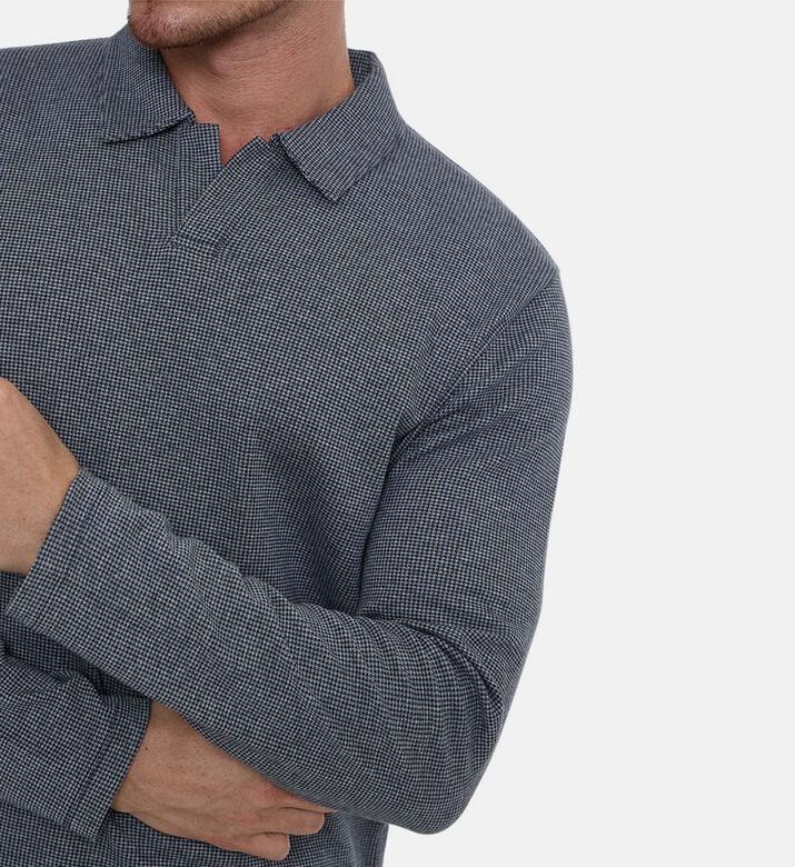 Vince Johnny Long-sleeve Regular-fit Top, Model View Vince Johnny Long-sleeve Regular-fit Top, Model View