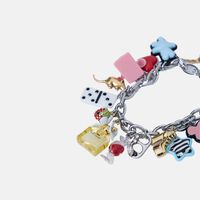 Sticker Charm Statement Bracelet