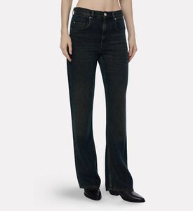 Isabel Marant Classic Dark-wash Straight-leg Jeans, Model View
