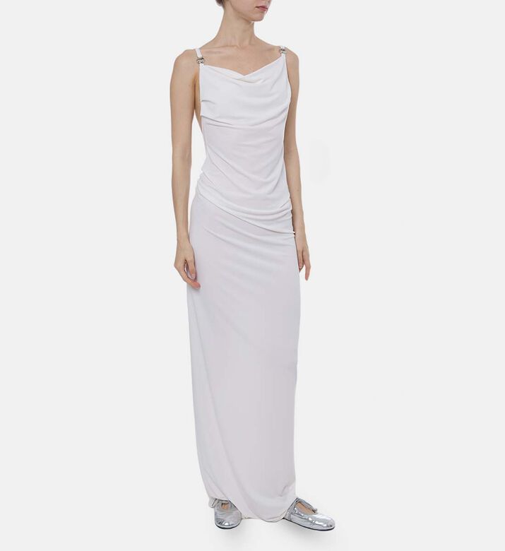 Draped Fitted Maxi Dress Draped Fitted Maxi Dress