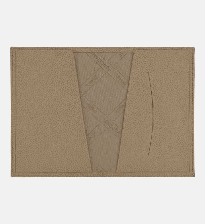 Longchamp Pebble-leather Passport Cover, Packshot View