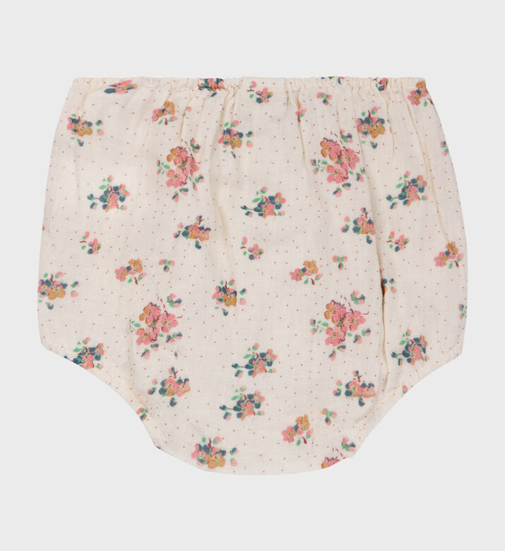 بنطال زهرة الشاش المزدوج من إيدول